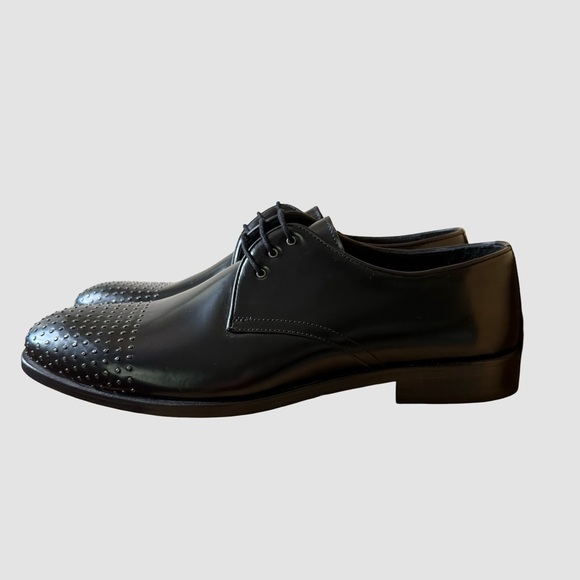 Jared Lang Black Leather Studded Dress Shoes EU 43 main image 8